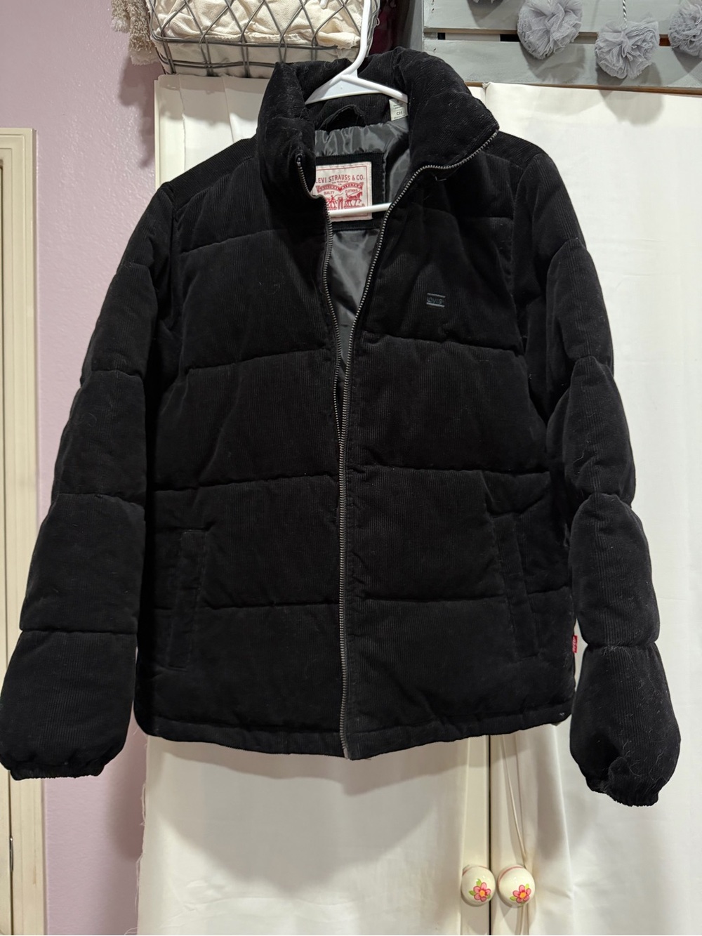 Levi's Black Quilted Puffer Jacket